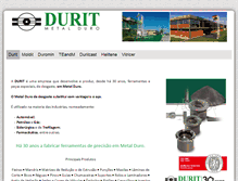 Tablet Screenshot of grupo-durit.com